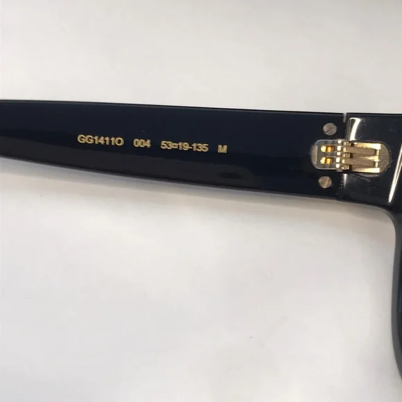 💯original Gucci Demo Square Ladies Eyeglasses GG1411O 004 53.